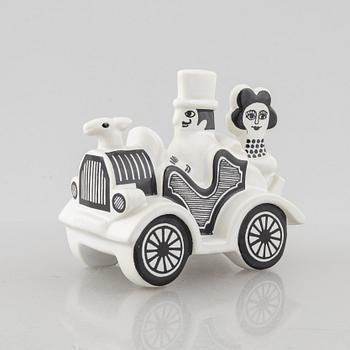 Lisa Larson, figurin, "Bil", ur serien "Traffic", Gustavsberg 1971-1973.