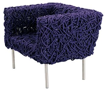 A Fernando and Umberto Campana easy chair, 'Azul Rope Chair' by Edra, Italy post 1998.