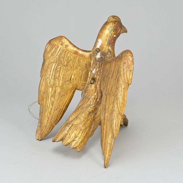 A  gilt wooden decoration, 19th/20th century.