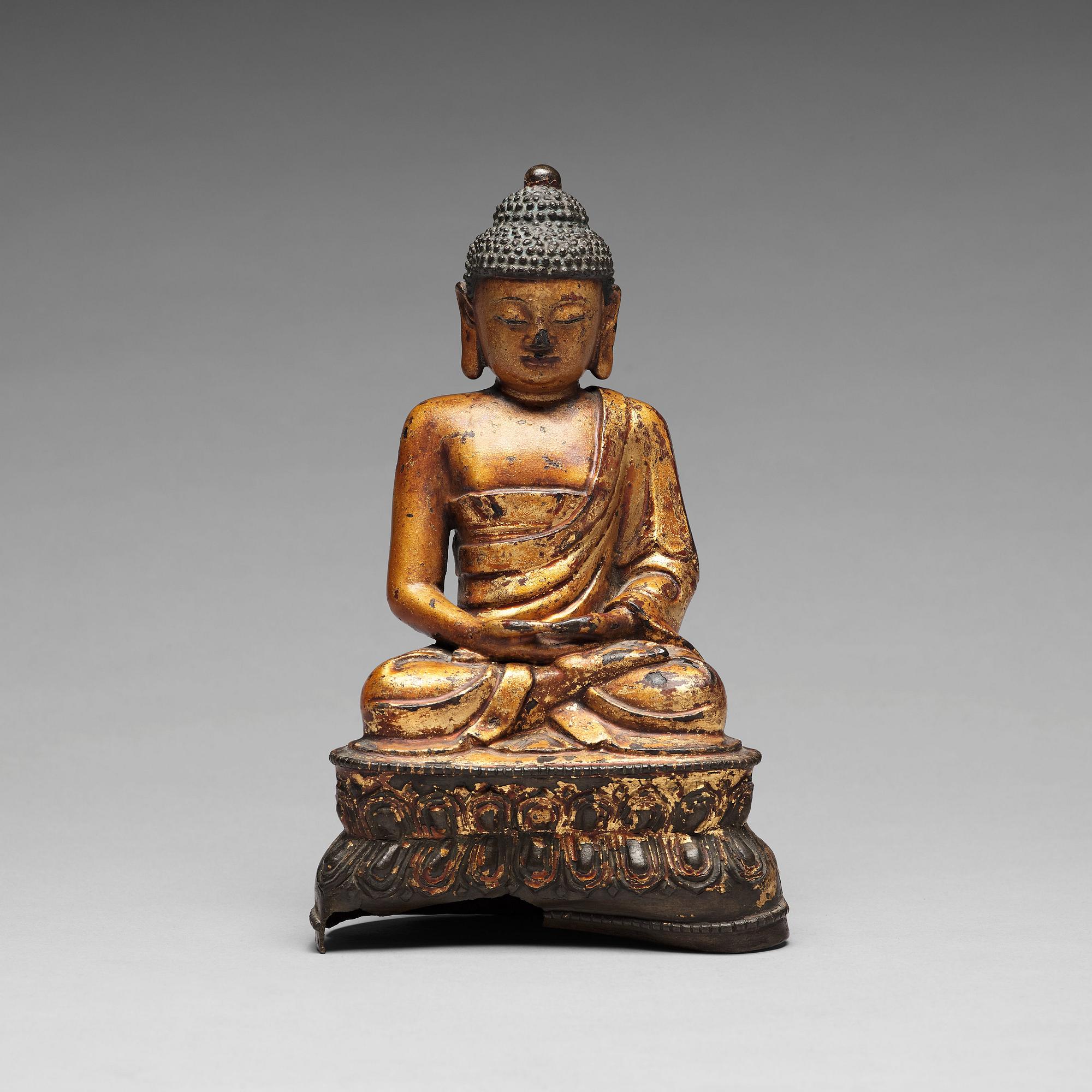 BUDDHA, brons. Mingdynastin (1368-1644).