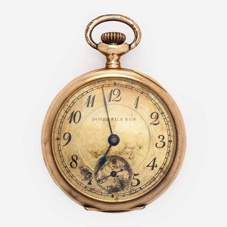 Borel Fils & Cie, fickur/mormorsur, 33,5 mm.