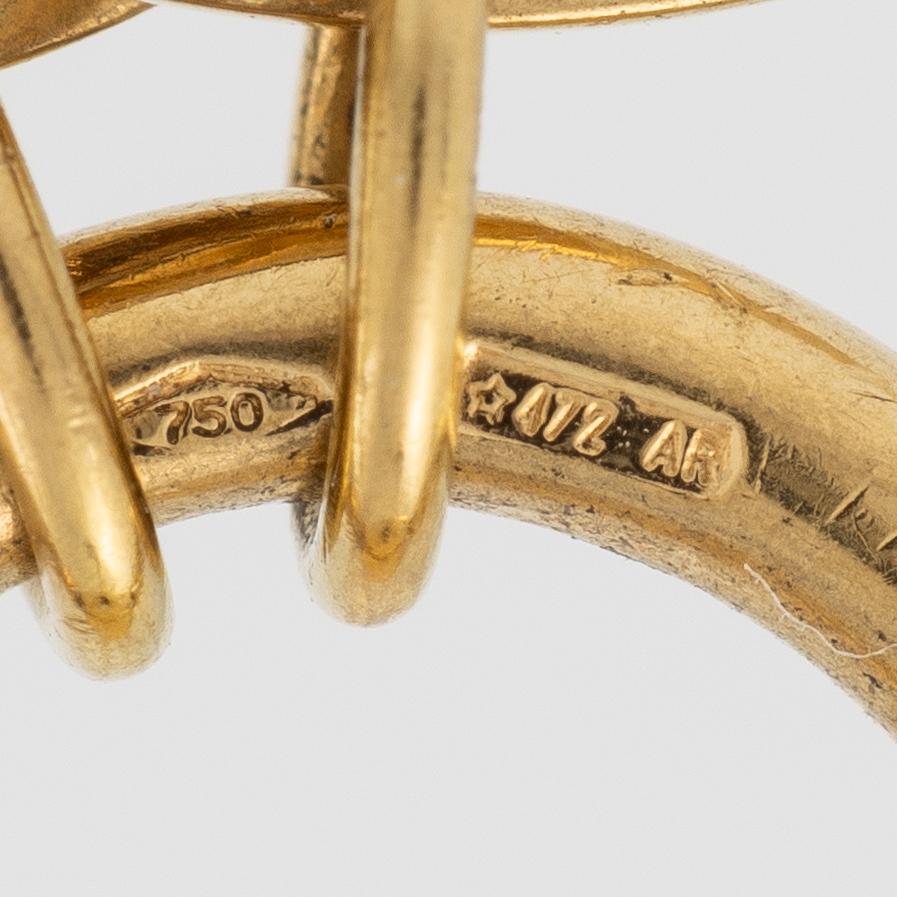 Earrings, Gucci, 18K gold.