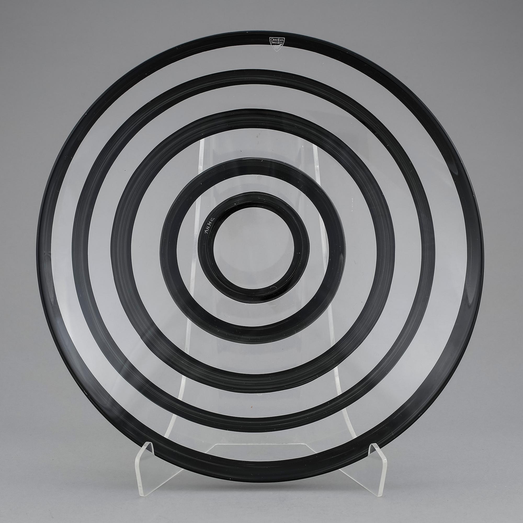FAT, glas, "Clown", Anne Nilsson, Orrefors, signerat.