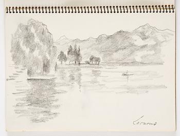 Lotte Laserstein, 4 skissböcker med blyertsteckningar.