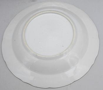 BÄRTALLRIKAR, 6 st, porslin, Kina, Qianlong, 1736-1796.