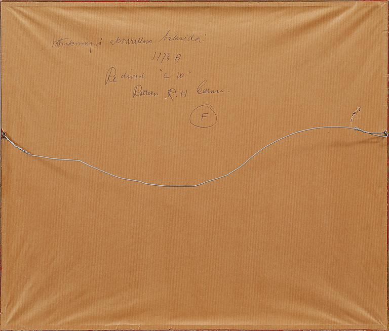 OKÄND KONSTNÄR, akvarell, monogramsignerad C W, England, omkring år 1900.