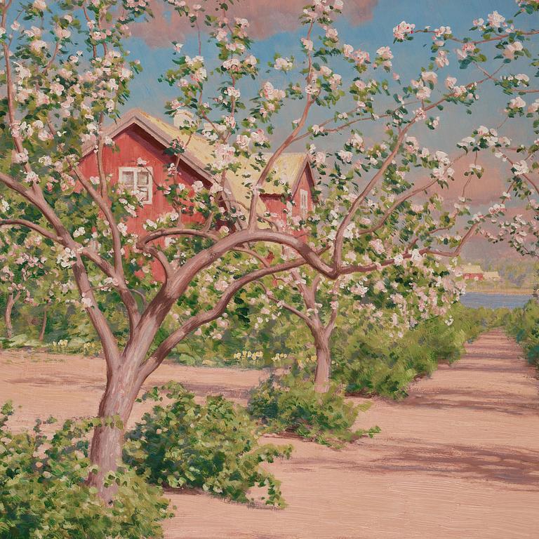 Johan Krouthén, Flowering fruit trees.