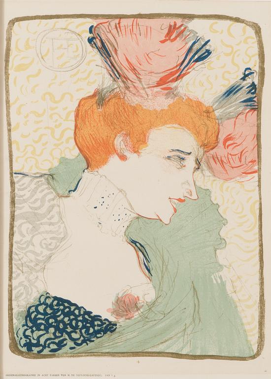 Henri de Toulouse-Lautrec, "Mme Marcelle Lender, en buste".