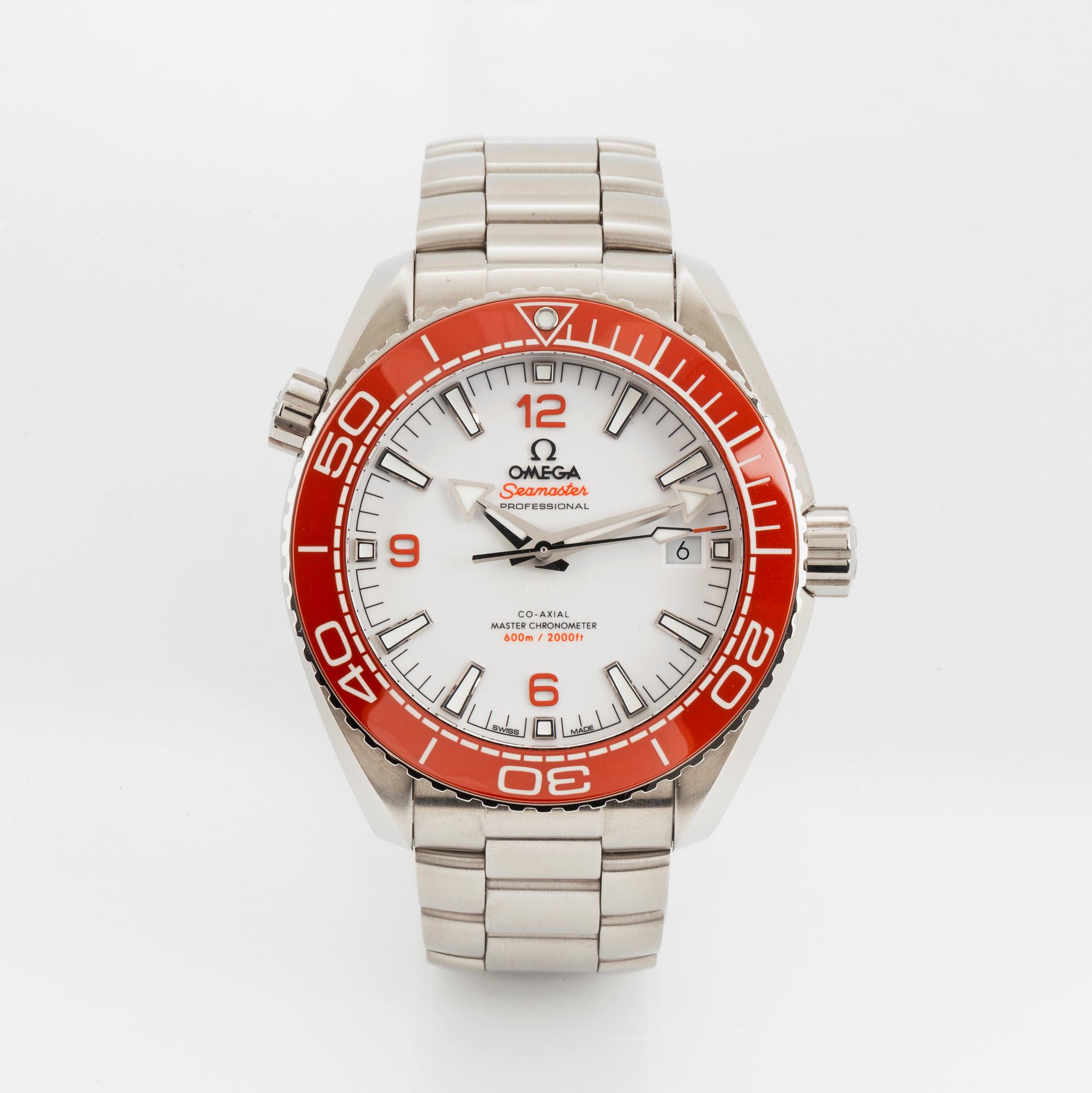 Omega, Seamaster, Planet Ocean 600M, Co-Axial, Chronometer, wristwatch, 43.5 mm.