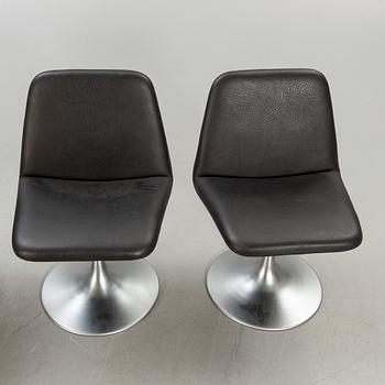 Börje Johansson, stolar, 4 st "Vinga" Johanson Design, Markaryd, 1900-talets andra hälft.