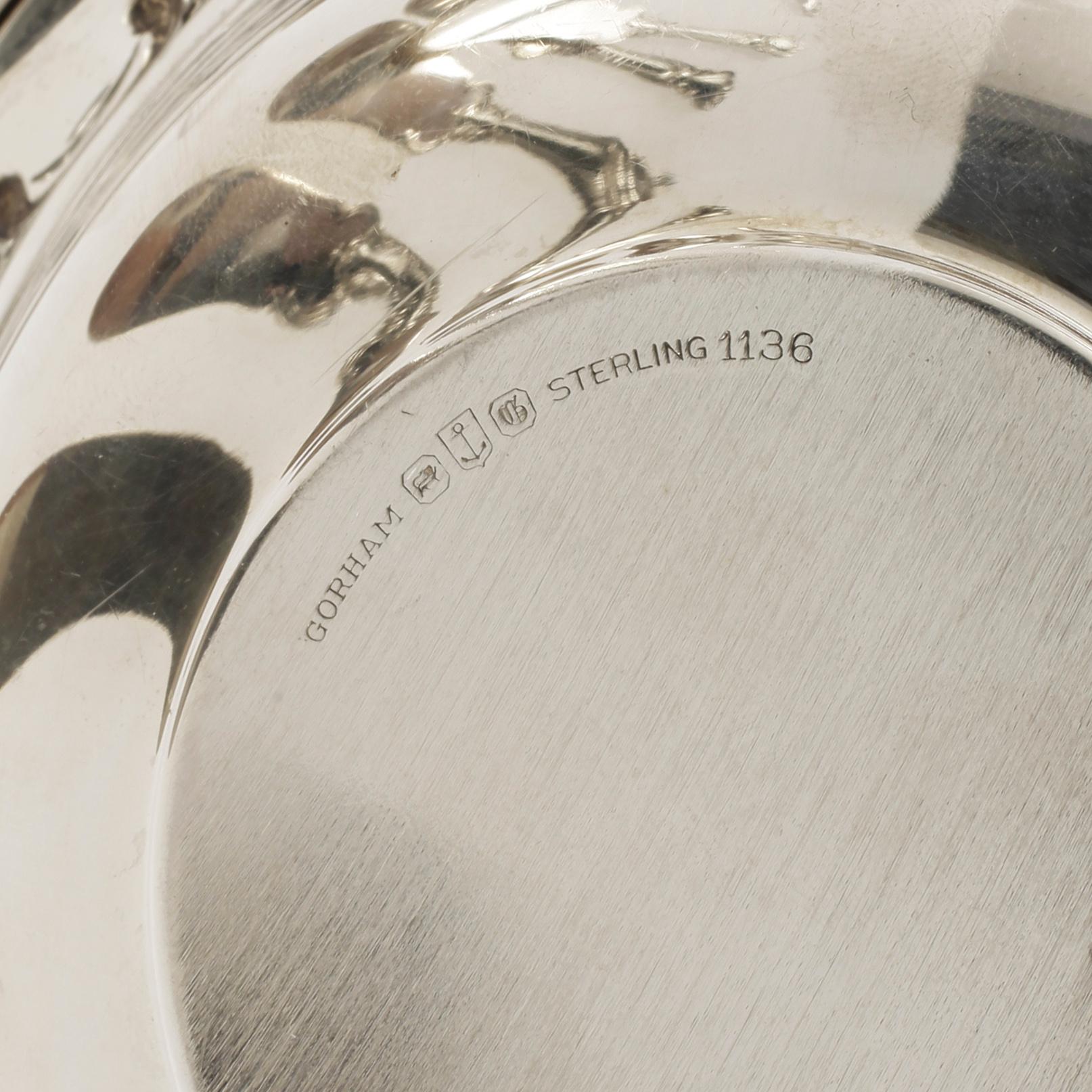 PARTI SILVER, 10 delar,  bland annat Gorham sterlingsilver. Totalvikt ca 506 gram.