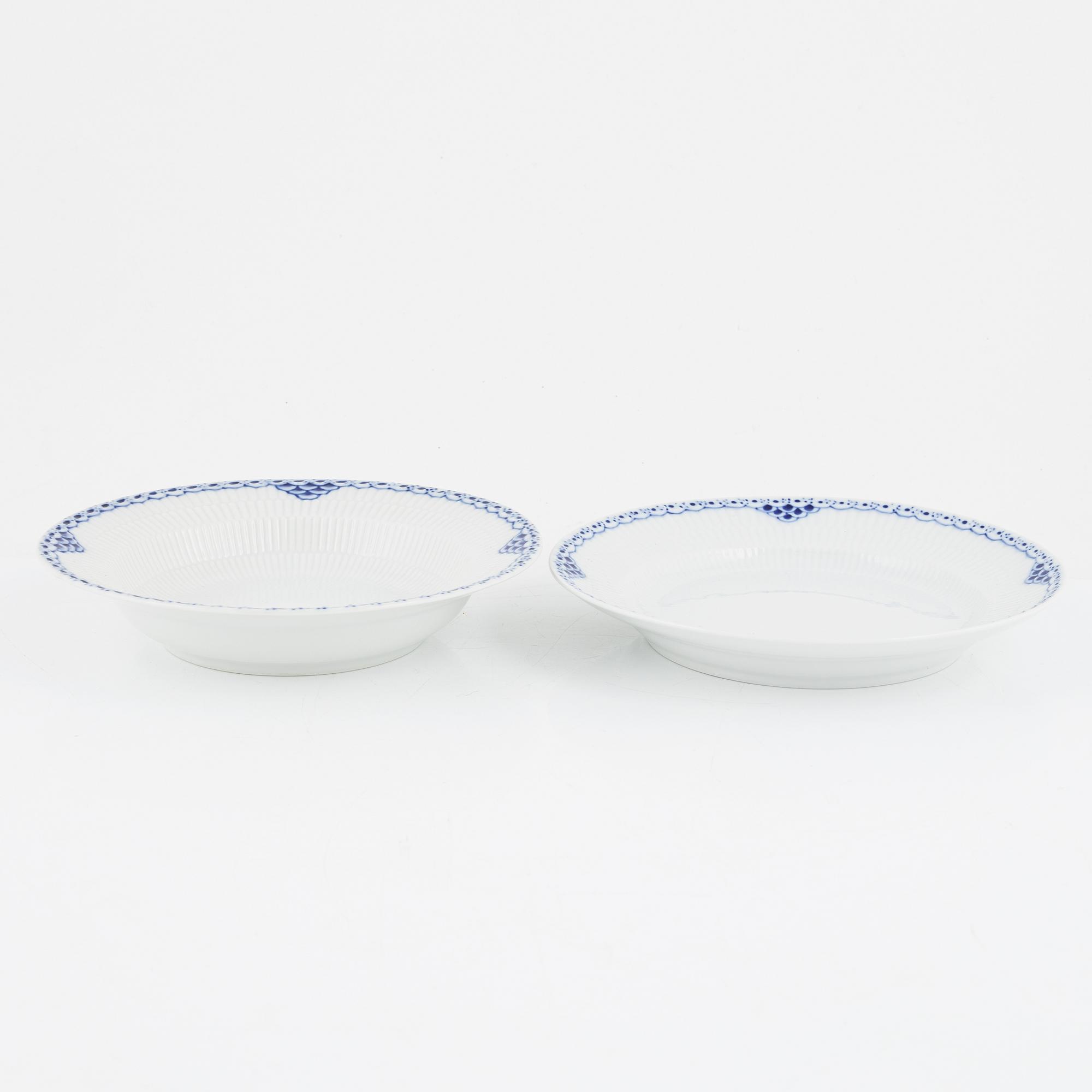 12 pieces porcelain service, "Princess", Royal Copenhagen, Denmark, 20th century.