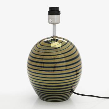 Oiva Toikka, bordslampa, "Ranta (Strand)", Notsjö/Kerlux Finland, signerad Oiva Toikka Nuutajärvi, 1900-talets slut.