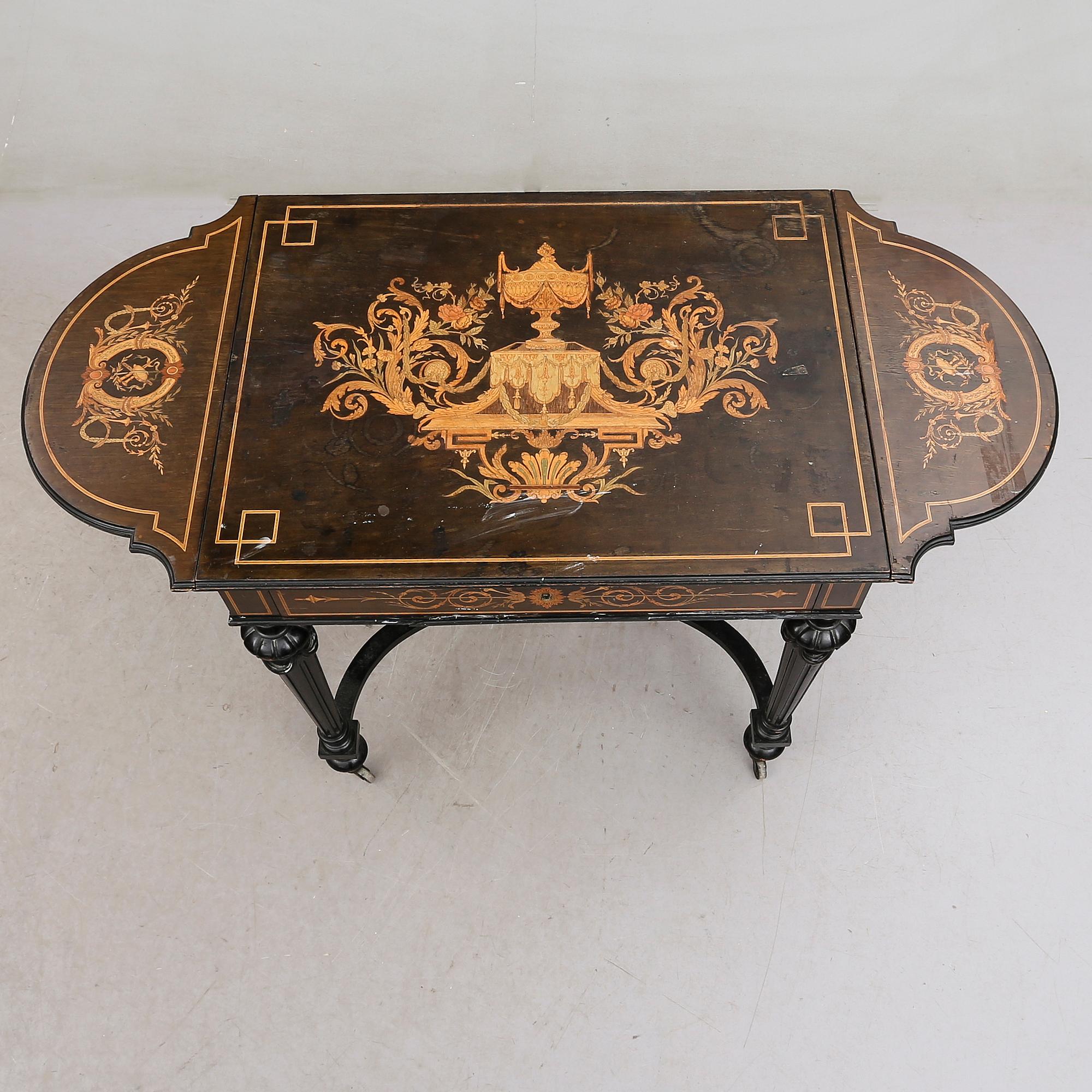 KLAFFBORD, 1800-talets andra hälft.