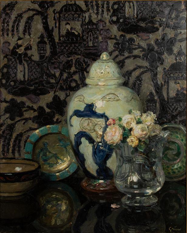 Jules Alexandre Grün, Stilleben med bojan.