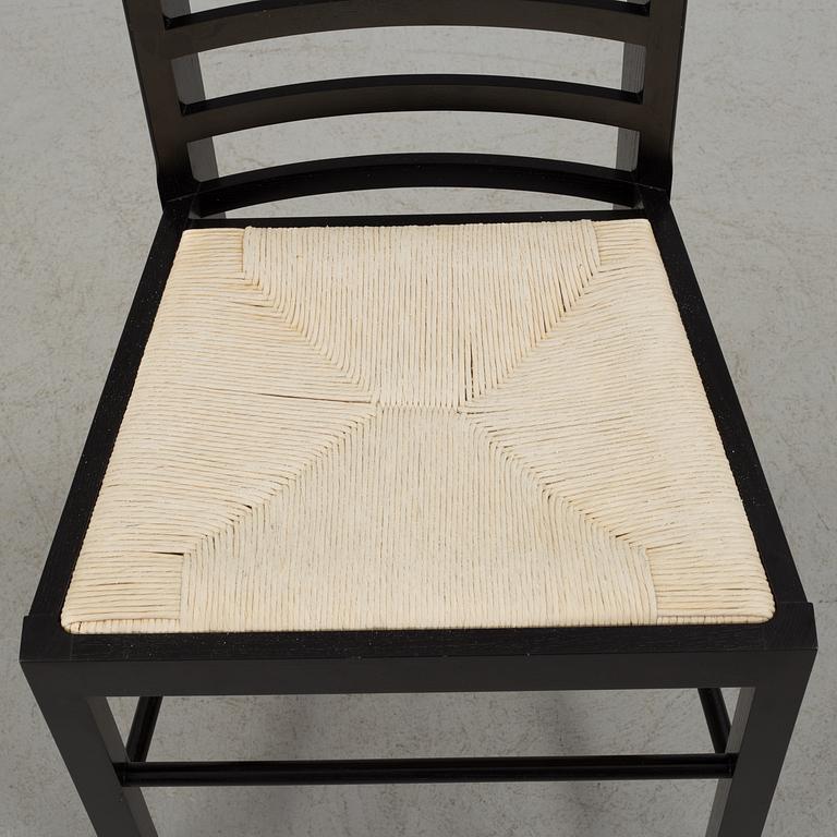 CHARLES RENNIE MACKINTOSH, stol, "Willow 2", Cassina, formgiven 1904, 1970-tal.
