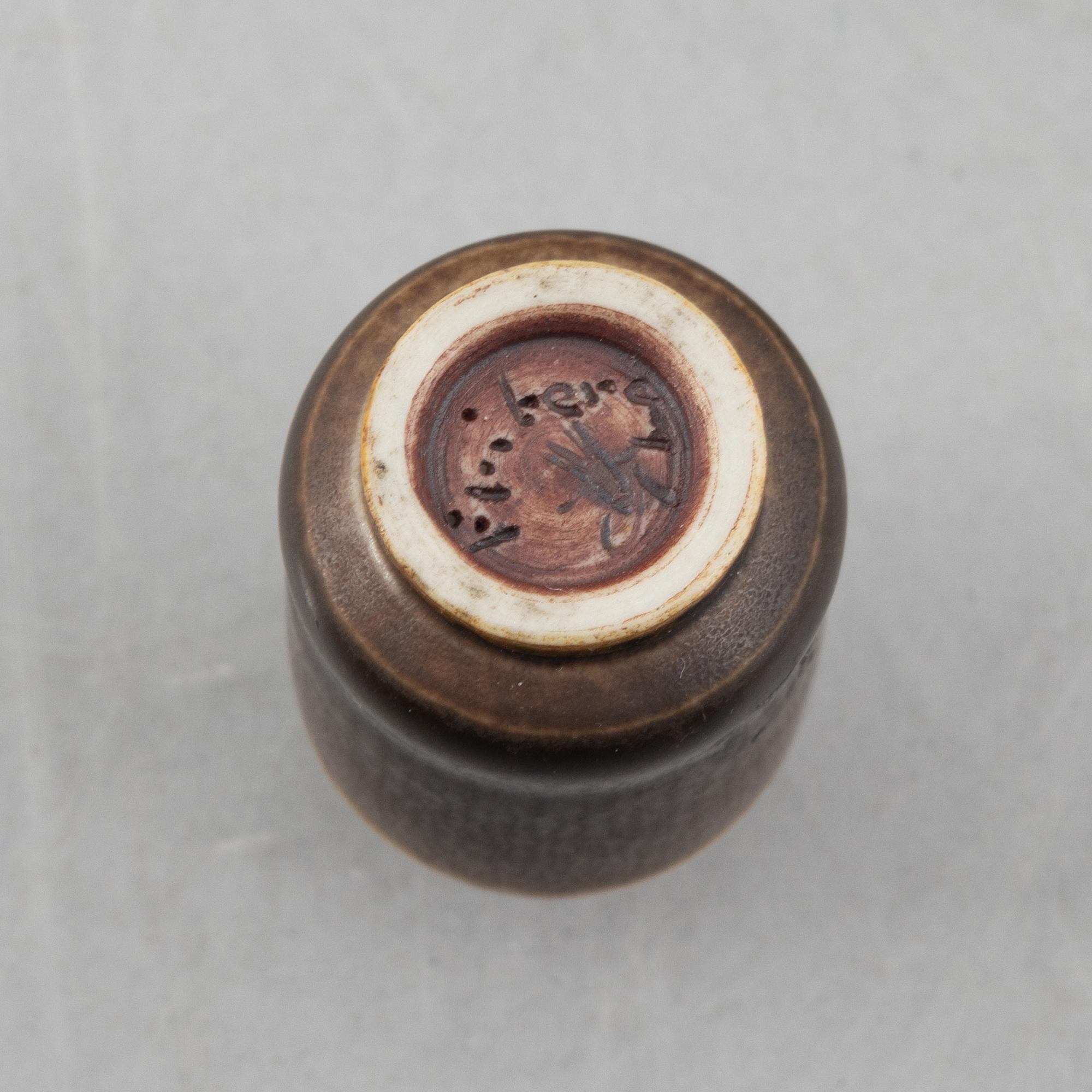 Berndt Friberg, two stoneware vases, Gusatvsbergs studio.