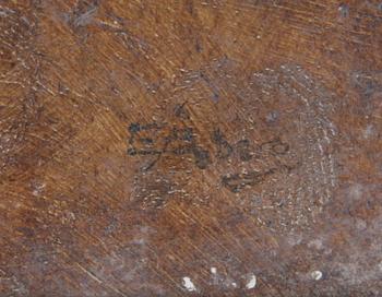 ÅBERG, EMIL. Olja på duk, sign.