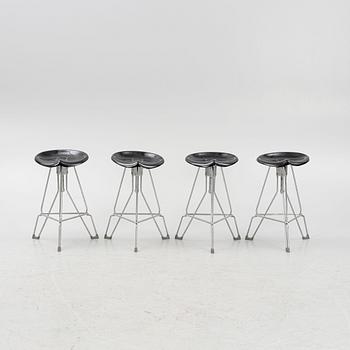 Yasu Sasamoto, a set of four 'Dulton stools' from Dulton Co, later part of the 20th Century.