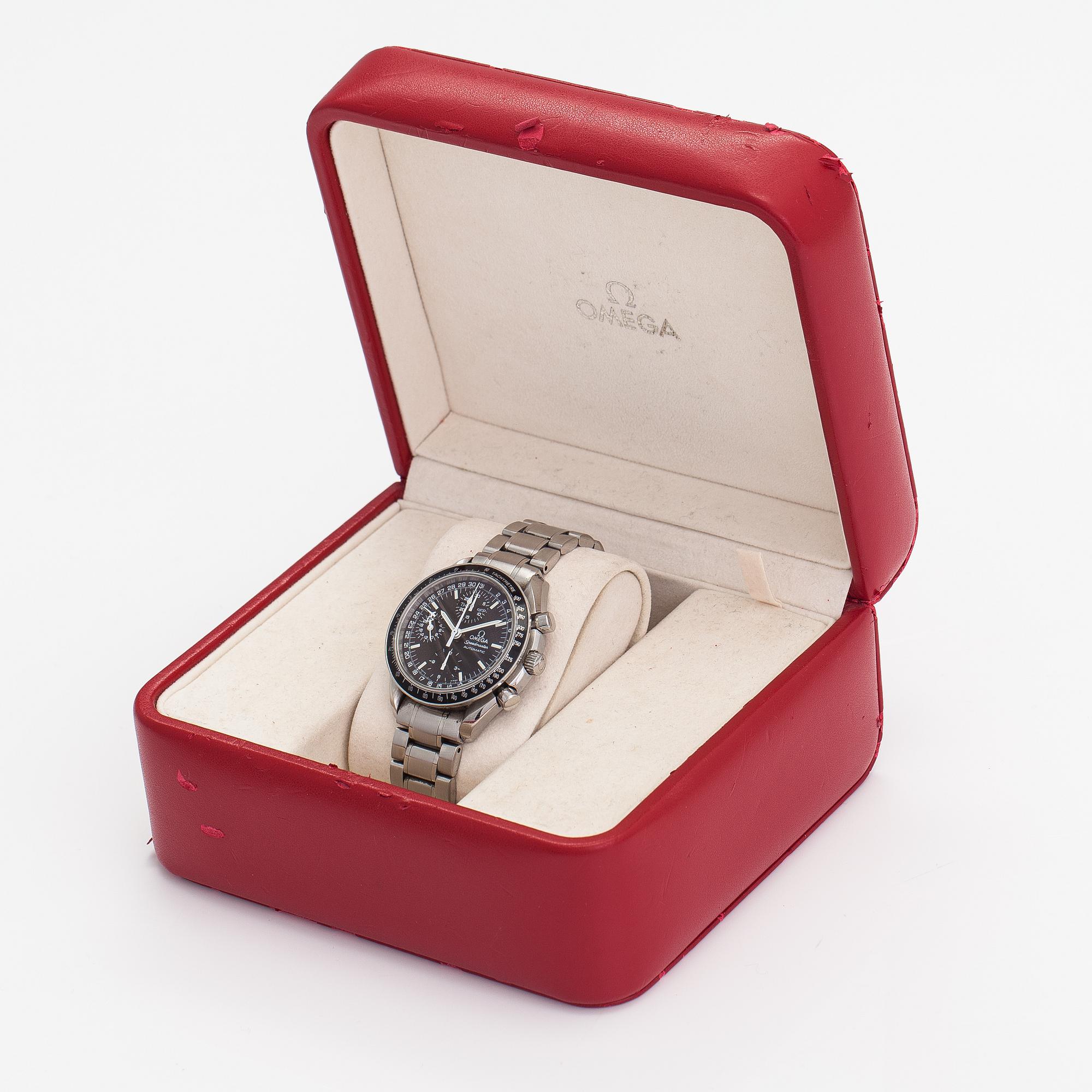 Omega, Speedmaster, day-date, rannekello, 39 mm.