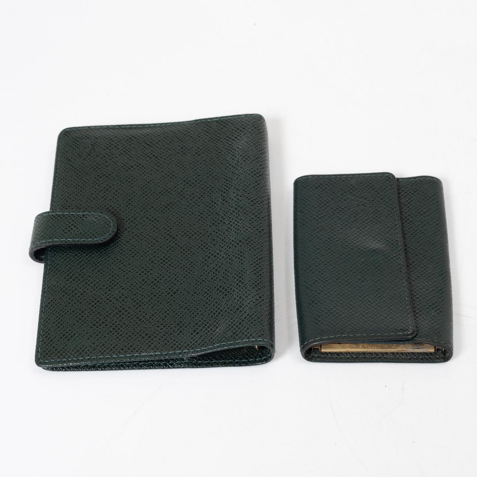 Louis Vuitton, agenda and key case, vintage.