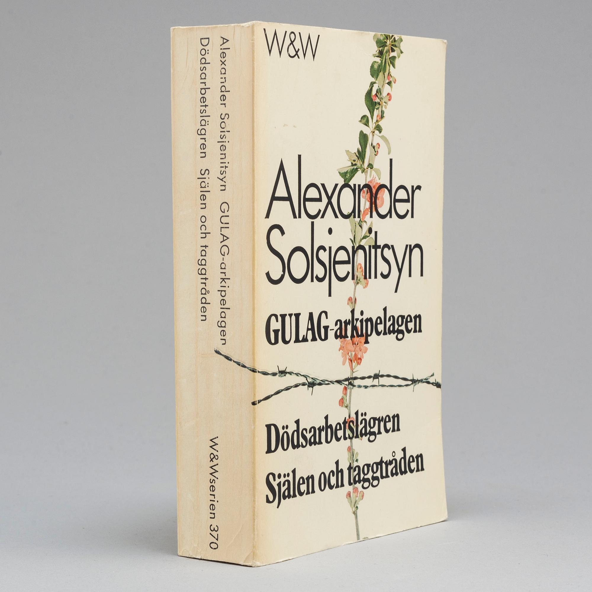 BOOK, With a magnificient inscription by the Nobel Laureate Aleksandr Solzhenitsyn / Alexander Solsjenitsyn.