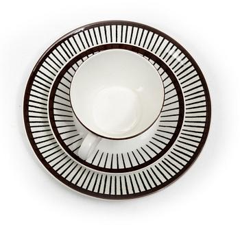 Stig Lindberg, A 27 piece coffee service, “Spisa Ribb”, Gustavsberg, 1955–74.