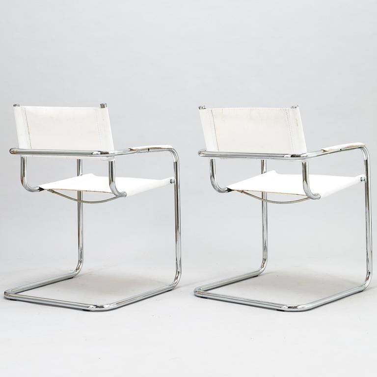 Four Italian armchairs from second half of the 20th century.