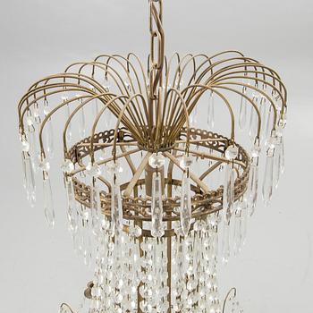 Chandelier, Gustavian style, 20th century.