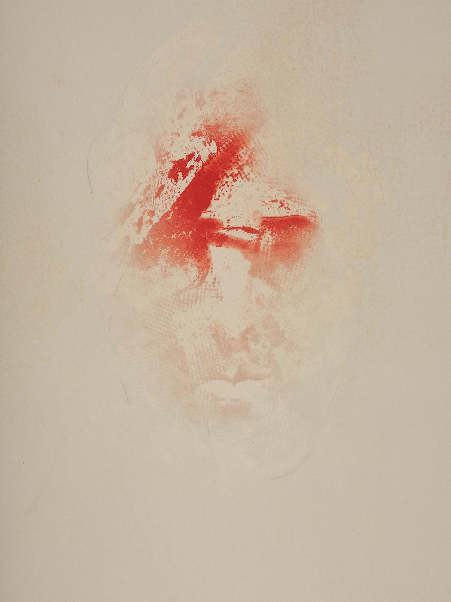 Louis Le Brocquy, "W.B. Yeats" from: "Hommage aux Prix Nobel" (The Nobel Prize Portfolio).