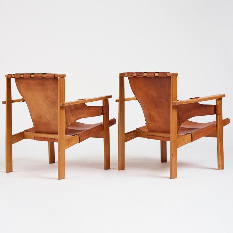 Carl-Axel Acking, A pair of 'Trienna' armchairs, 1950-60s.