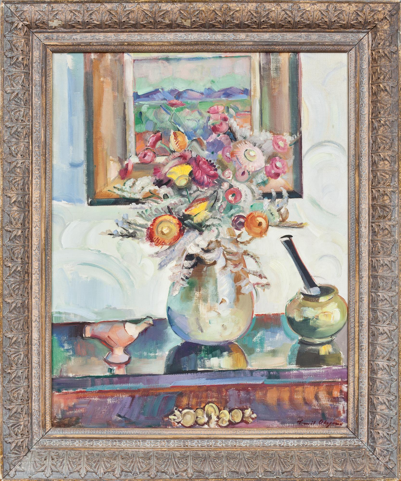 EMIL OLSSON, olja på duk, sign.