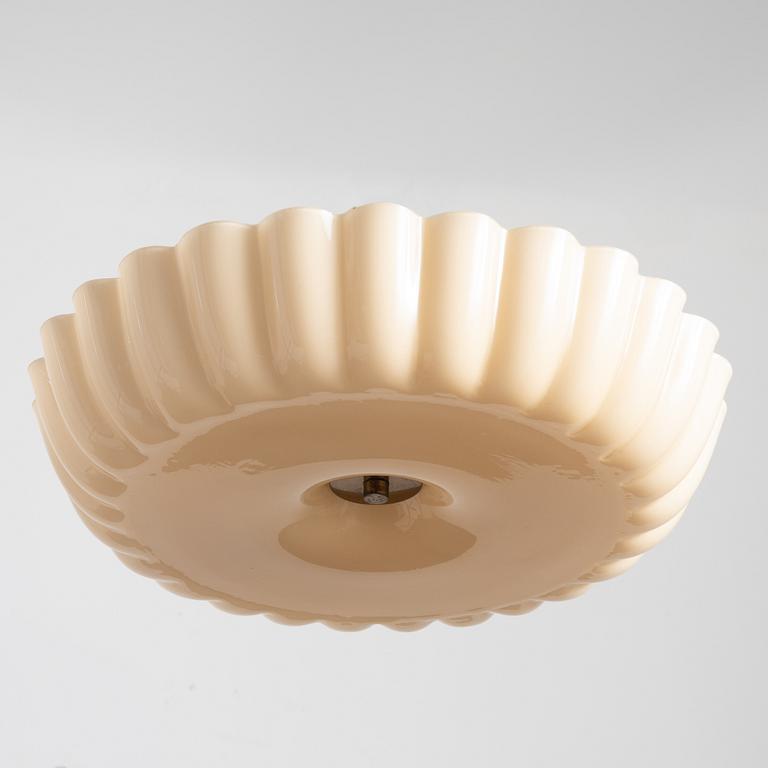 Harald Notini, a ceiling lamp, Arvid Böhlmarks Lampfabrik, Stockholm, 1940s.
