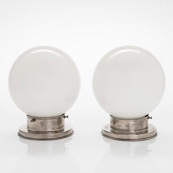 Paavo Tynell, A pair of 1930's ceiling light '2009' for Taito Oy, Finland.