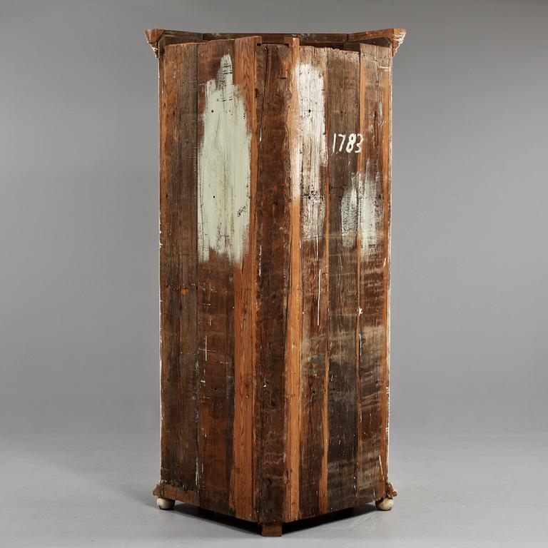 HÖRNSKÅP, 1700/1800-tal.