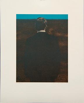 Ola Billgren, color lithograph, signed -81 trail print.