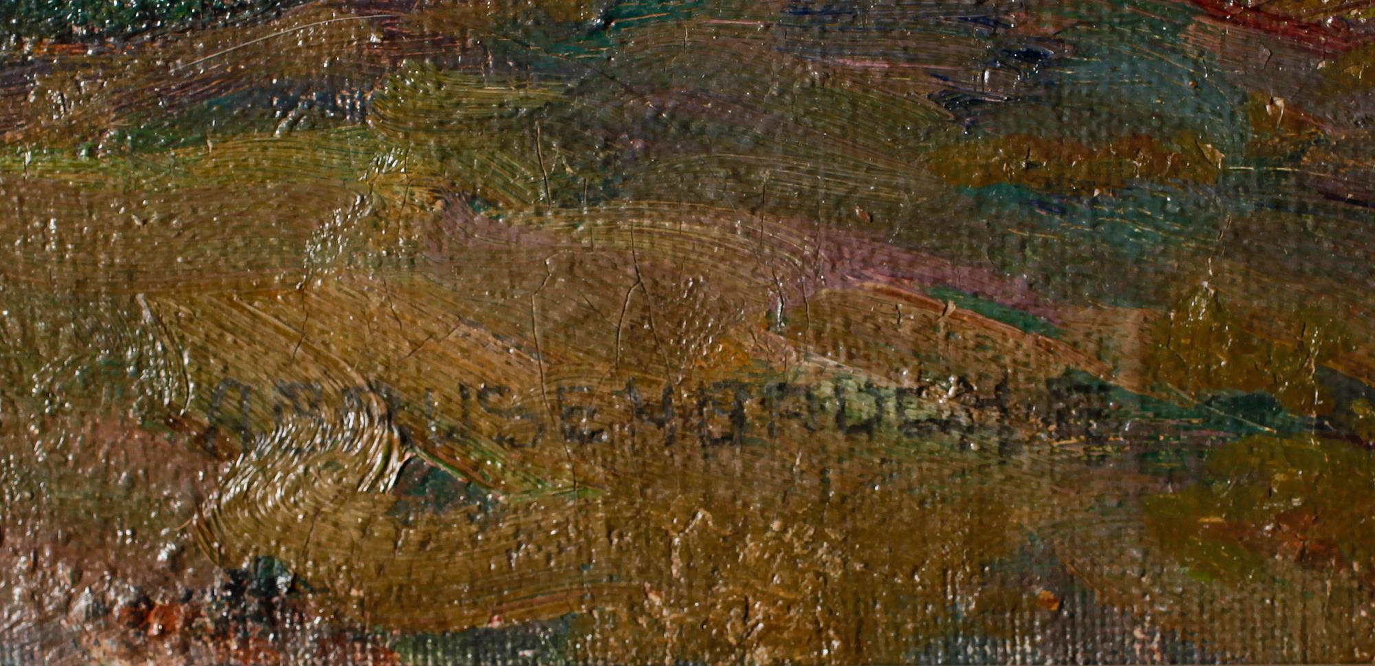 ARTHUR BRUSENBAUCH, olja på duk, signerad.