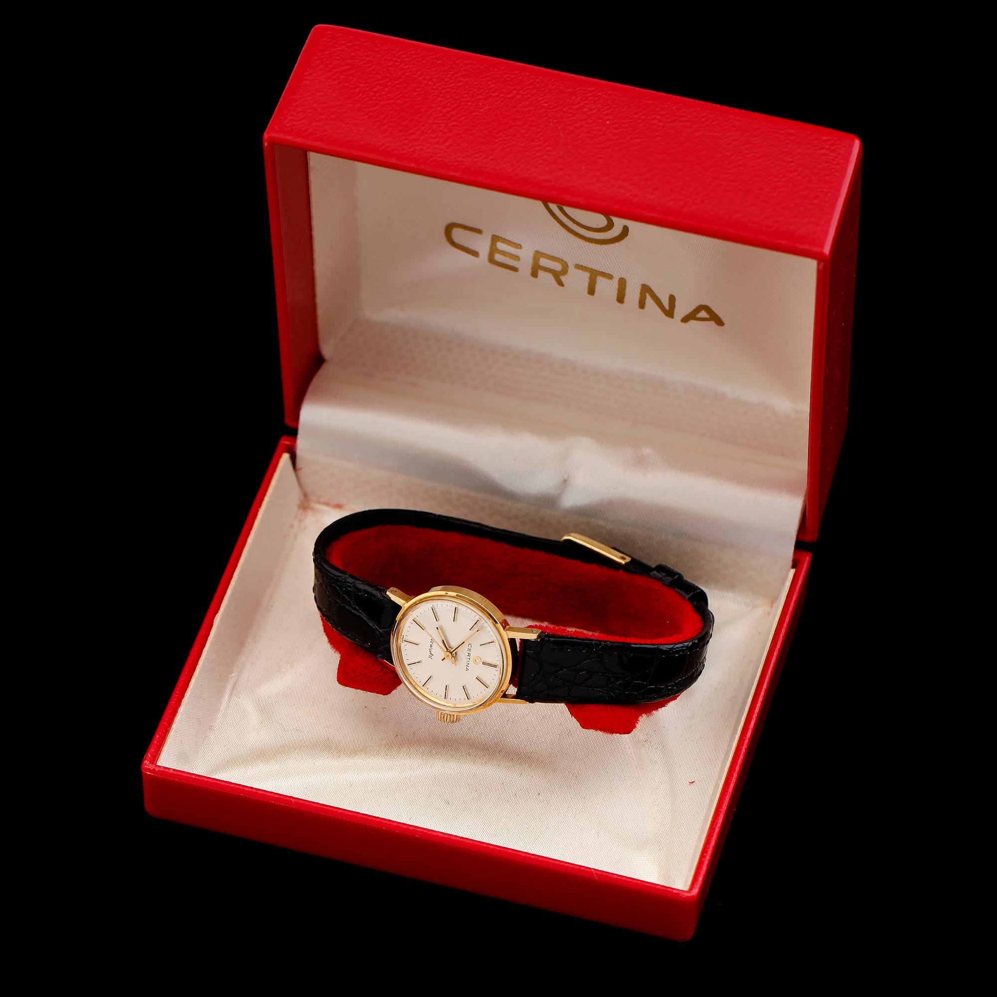 ARMBANDSUR, 18K guld, Certina New Art.
