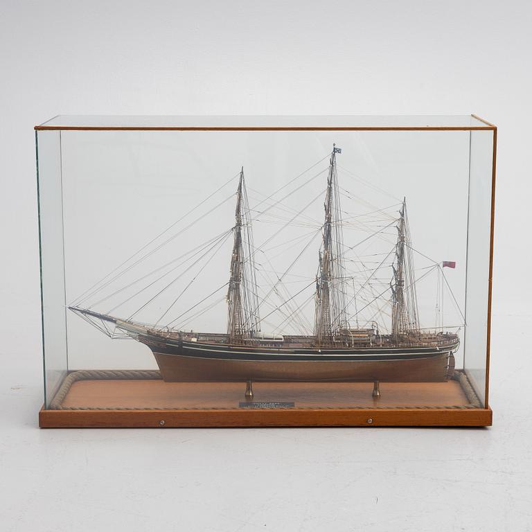 A model ship, 'Cutty Sark', 1979.