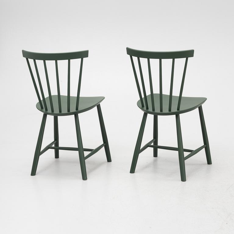 Poul M. Volther, A set of six J 46 chairs, FDB möbler.