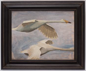 Bruno Liljefors, Flying Swan.