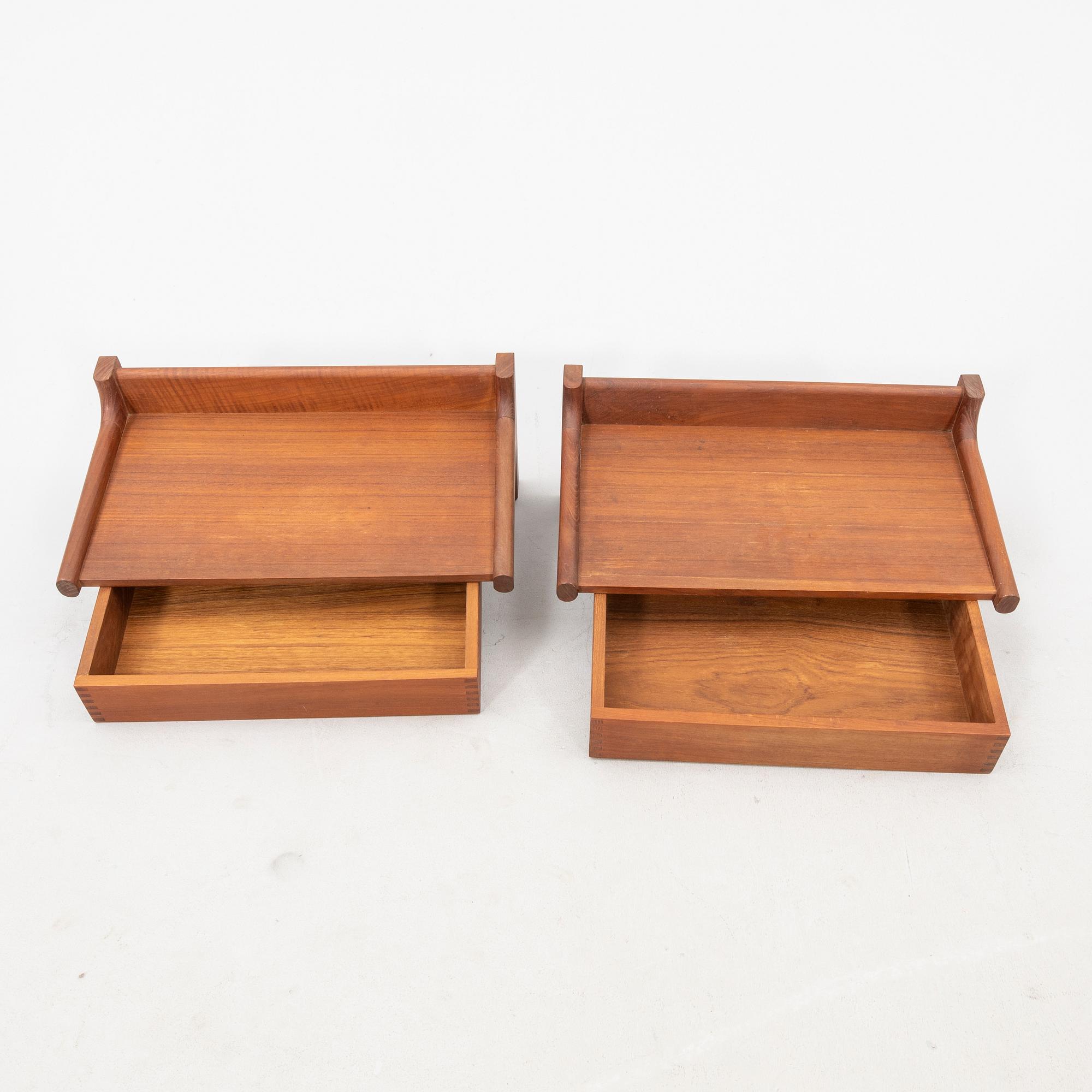 Kai Kristiansen, vägghyllor ett par Dyrlund 1960-tal.