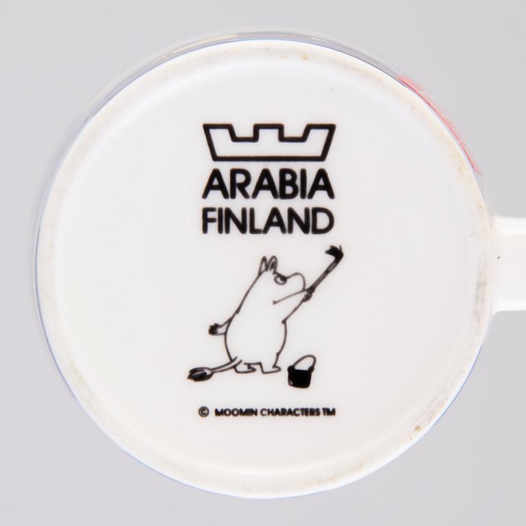 MUMINMUGG, porslin, "Vinternatt", Moomin Characters, Arabia 2006.