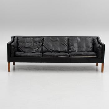 Børge Mogensen, a model '2213' sofa and a model 2431 armchair, Fredericia Stolefabrik, Denmark.