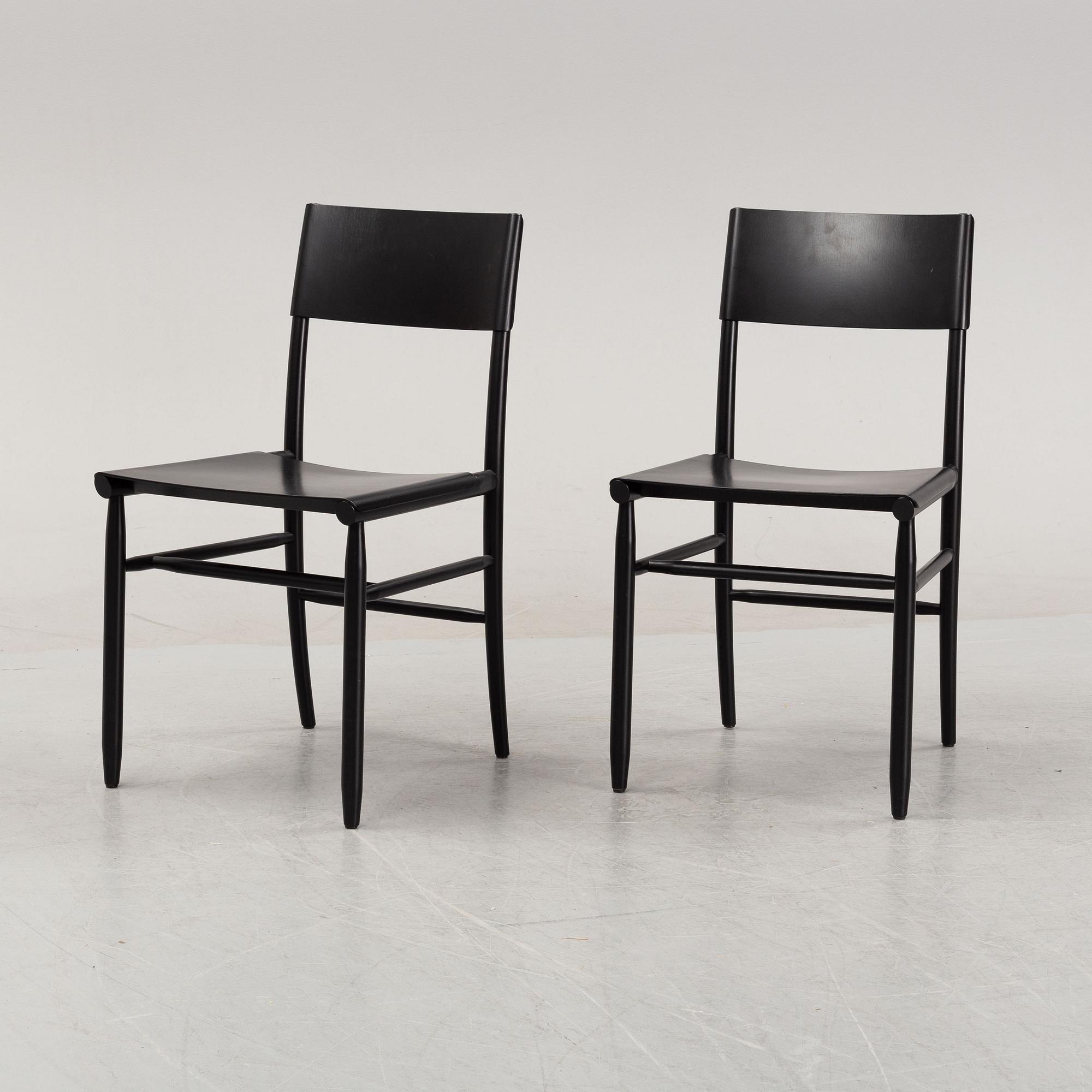 David Ericsson, a set of six 'Madonna' chairs from Gärsnäs, 2018.