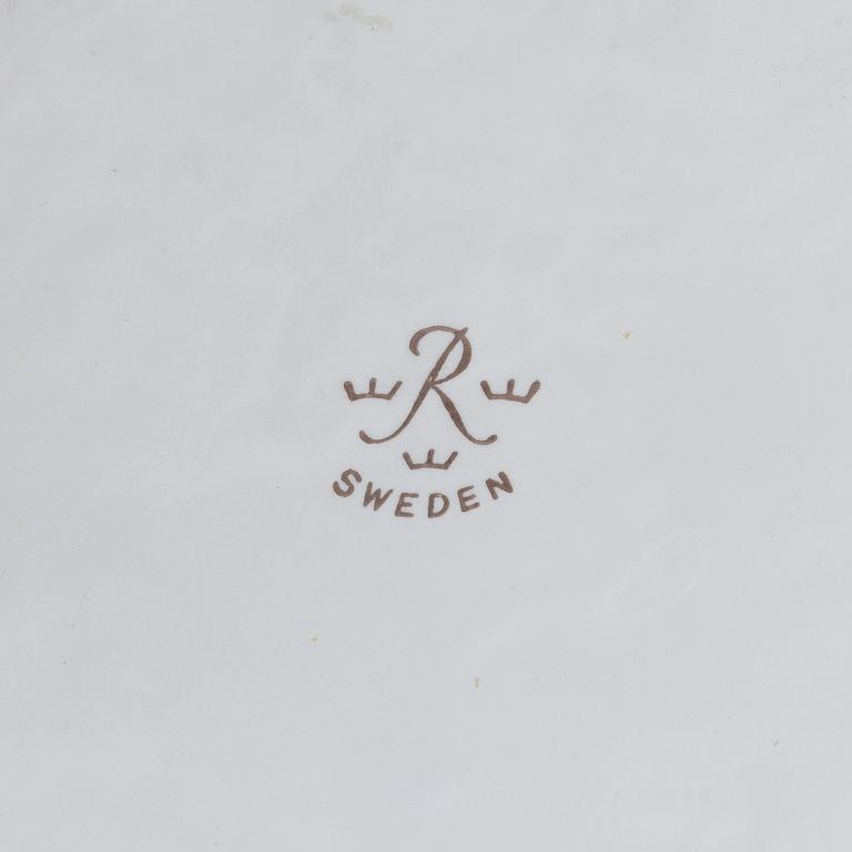 Rococo style decorative lided vase, Rörstrand, 20th Century.