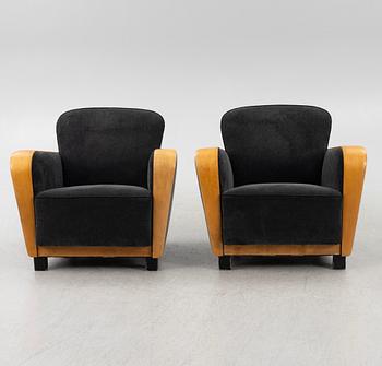 Fåtöljer, ett par, 1930-tal.