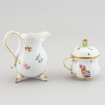 A Meissen porcelain coffee service, 18th and 19th century (24 pieces).