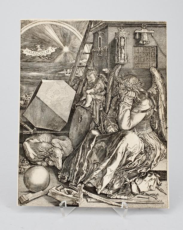 ALBRECHT DÜRER, 2 st, kopparstick, efter, trol 1600-tal.