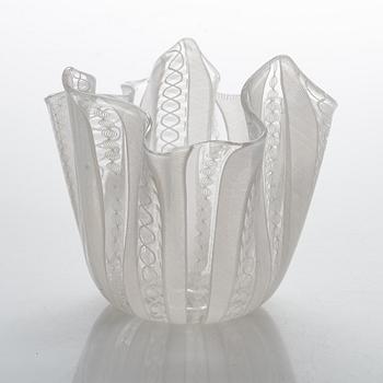 Paolo Venini & Fulvio Bianconi, A 'Fazzoletto' handkerchief glass vase, Murano Italia.